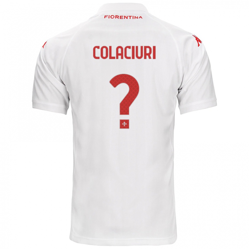 Kinder Gabriele Colaciuri #0 Weiß Auswärtstrikot Trikot 2024/25 T-Shirt Österreich