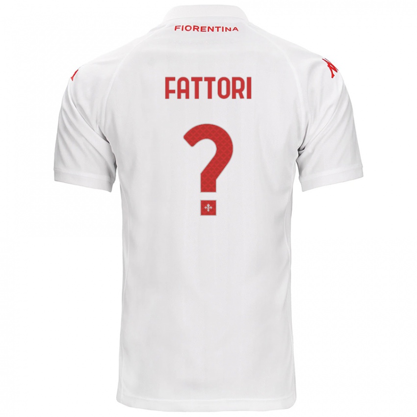 Kinder Filippo Fattori #0 Weiß Auswärtstrikot Trikot 2024/25 T-Shirt Österreich