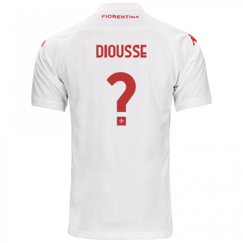 Kinder Birahim Diousse #0 Weiß Auswärtstrikot Trikot 2024/25 T-Shirt Österreich