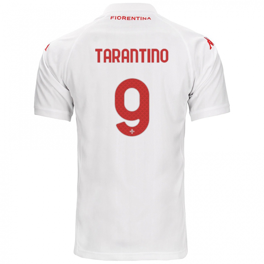 Kinder Jacopo Tarantino #9 Weiß Auswärtstrikot Trikot 2024/25 T-Shirt Österreich