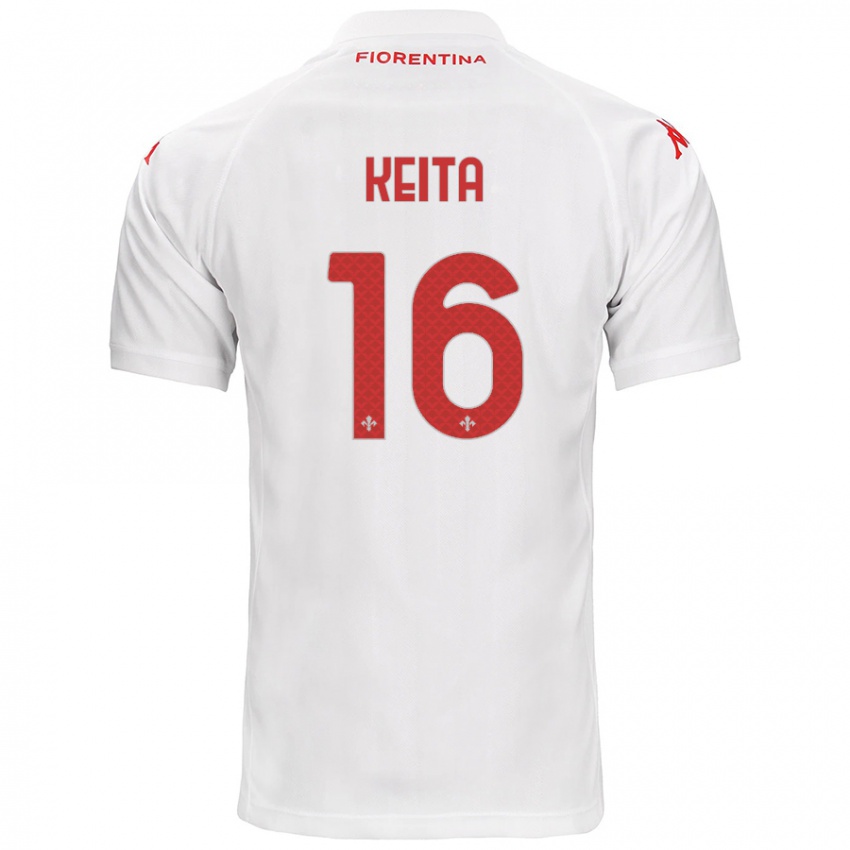 Kinder Bala Keita #16 Weiß Auswärtstrikot Trikot 2024/25 T-Shirt Österreich