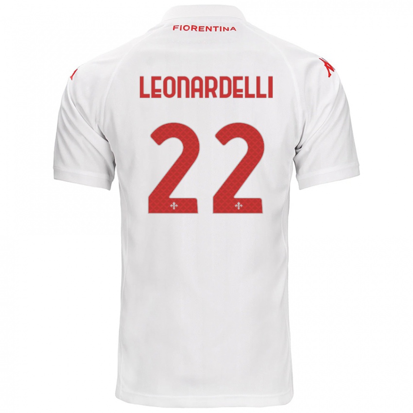 Kinder Pietro Leonardelli #22 Weiß Auswärtstrikot Trikot 2024/25 T-Shirt Österreich