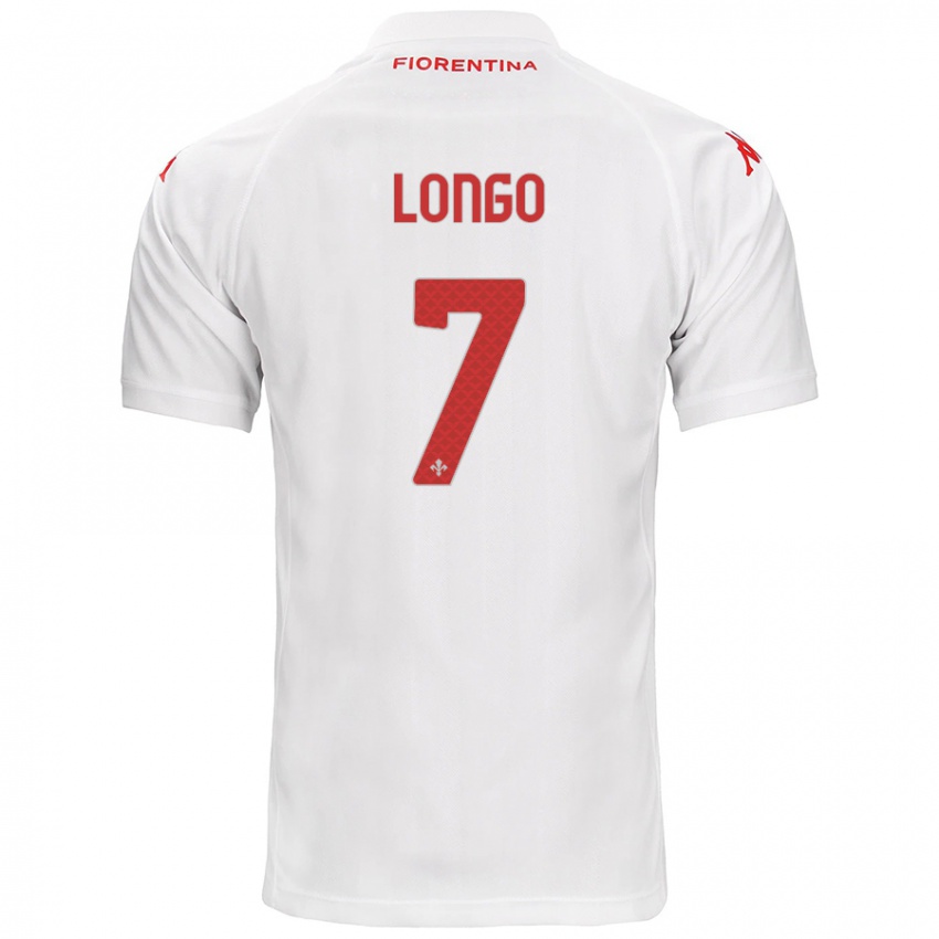 Kinder Miriam Longo #7 Weiß Auswärtstrikot Trikot 2024/25 T-Shirt Österreich