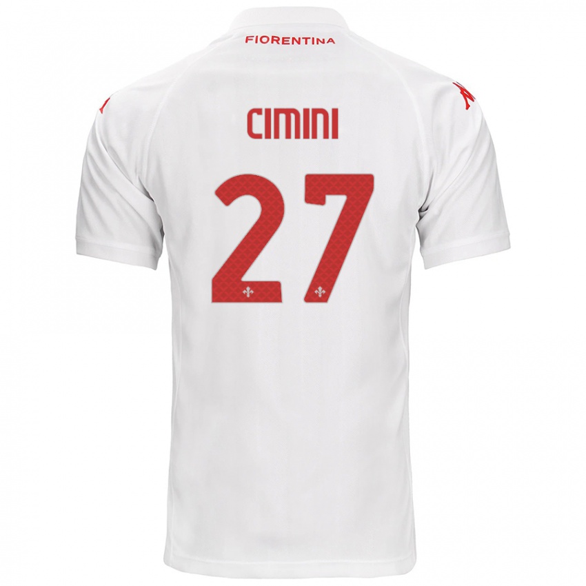 Kinder Linda Tucceri Cimini #27 Weiß Auswärtstrikot Trikot 2024/25 T-Shirt Österreich