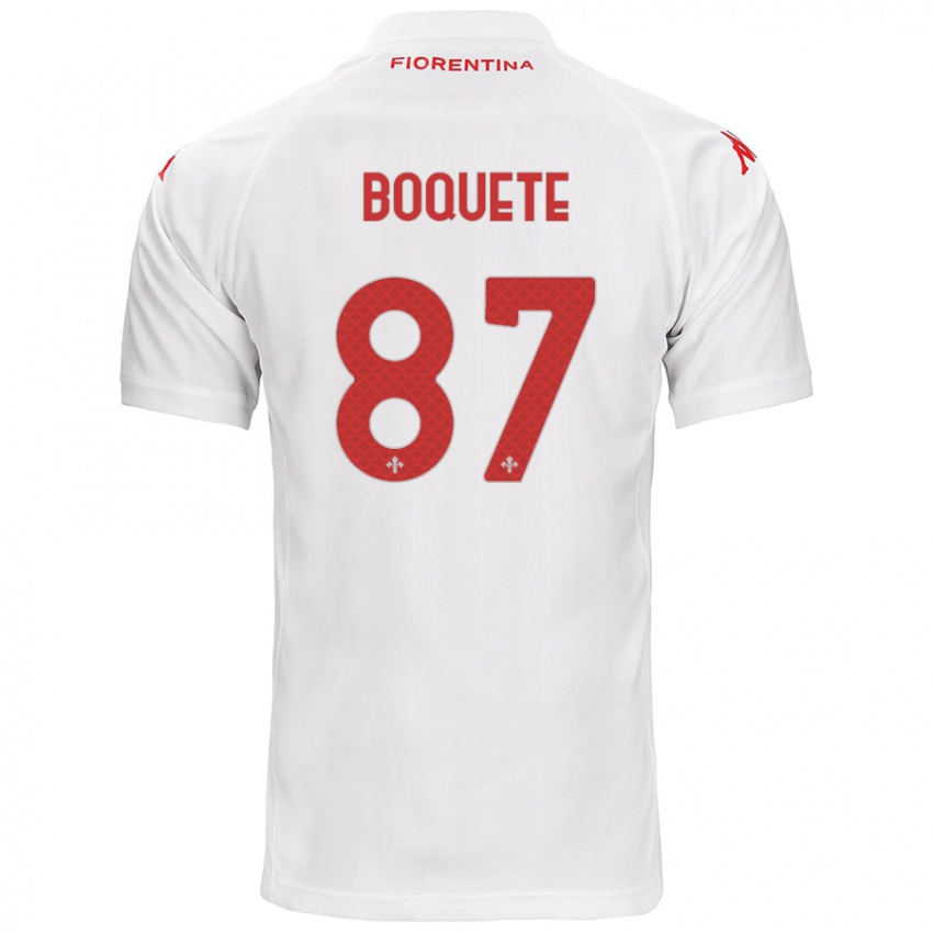 Kinder Veronica Boquete #87 Weiß Auswärtstrikot Trikot 2024/25 T-Shirt Österreich