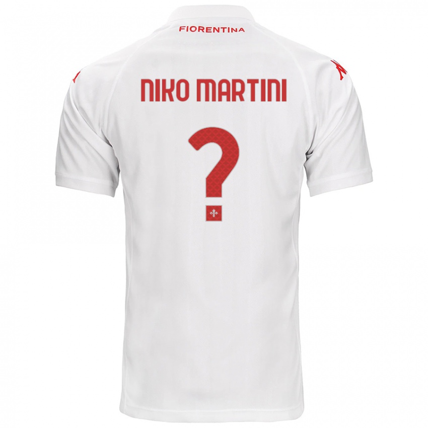 Kinder Niko Martini #0 Weiß Auswärtstrikot Trikot 2024/25 T-Shirt Österreich