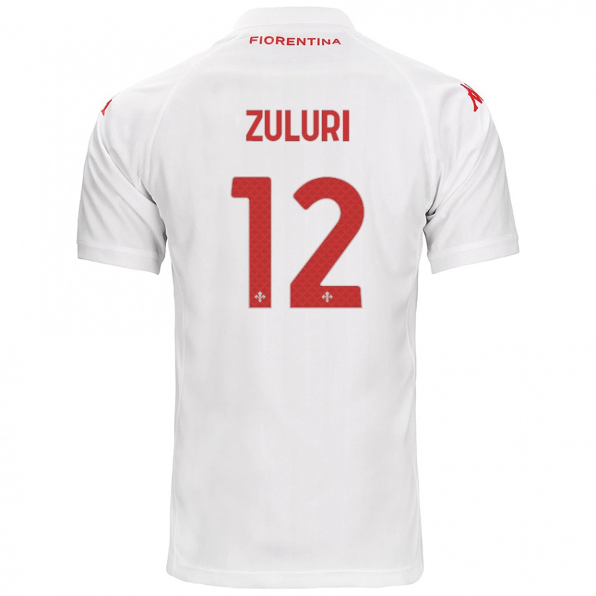 Kinder Athena Zuluri #12 Weiß Auswärtstrikot Trikot 2024/25 T-Shirt Österreich