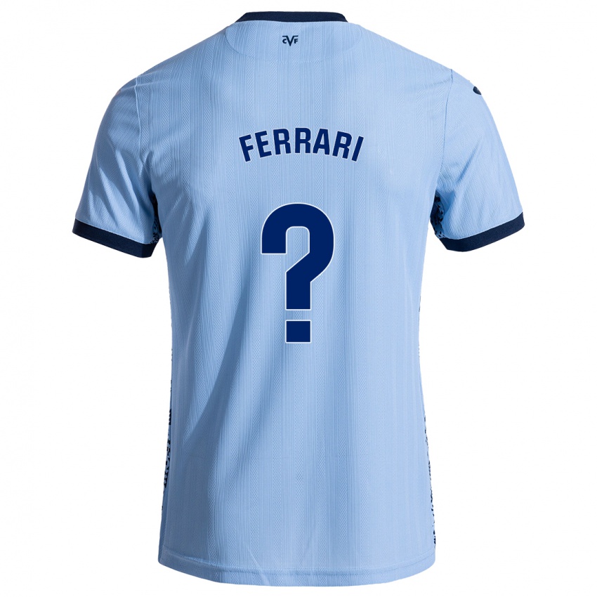 Kinder Andrés Ferrari #0 Himmelblau Auswärtstrikot Trikot 2024/25 T-Shirt Österreich