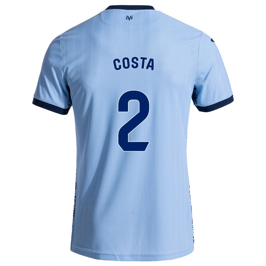 Kinder Logan Costa #2 Himmelblau Auswärtstrikot Trikot 2024/25 T-Shirt Österreich