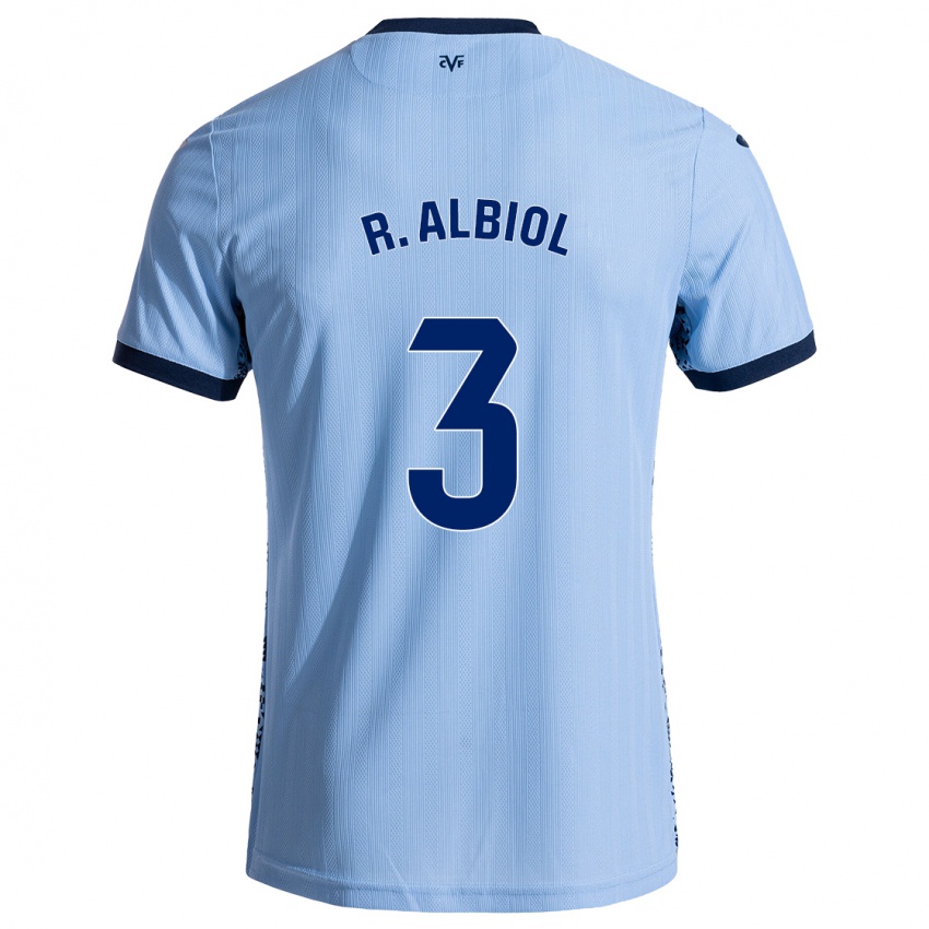 Kinder Raúl Albiol #3 Himmelblau Auswärtstrikot Trikot 2024/25 T-Shirt Österreich