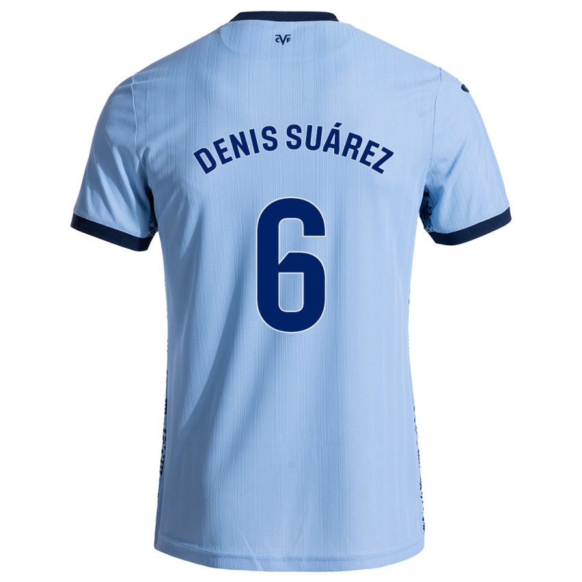 Kinder Denis Suárez #6 Himmelblau Auswärtstrikot Trikot 2024/25 T-Shirt Österreich