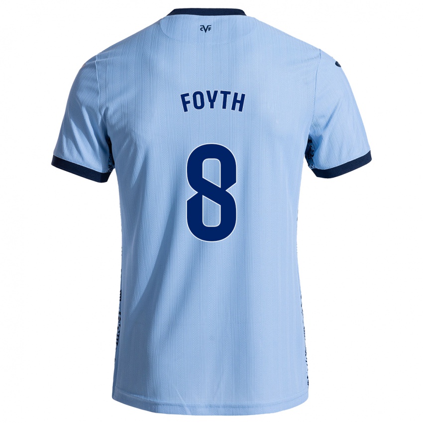 Kinder Juan Foyth #8 Himmelblau Auswärtstrikot Trikot 2024/25 T-Shirt Österreich