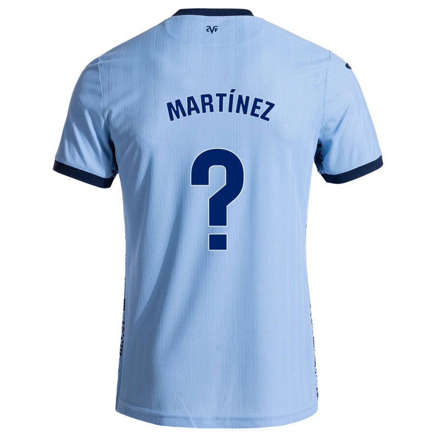 Kinder Enric Martínez #0 Himmelblau Auswärtstrikot Trikot 2024/25 T-Shirt Österreich