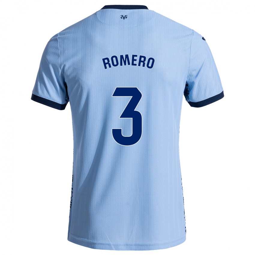 Kinder Cristo Romero #3 Himmelblau Auswärtstrikot Trikot 2024/25 T-Shirt Österreich