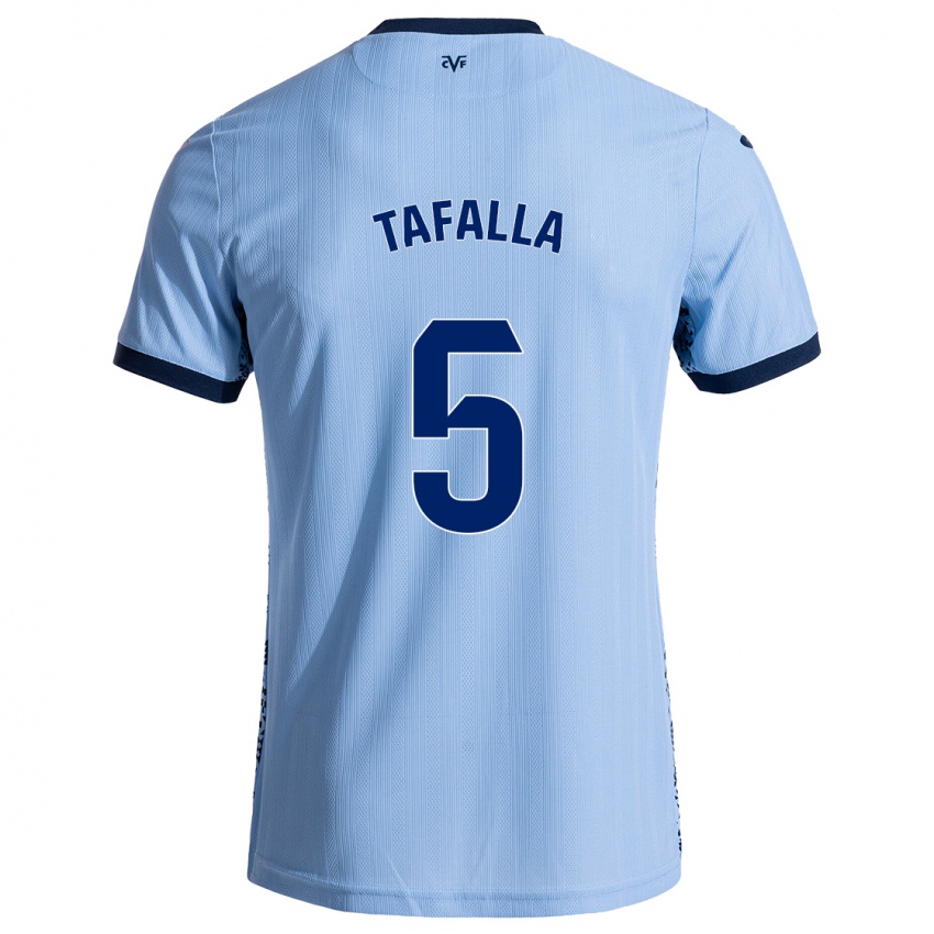 Kinder Fran Tafalla #5 Himmelblau Auswärtstrikot Trikot 2024/25 T-Shirt Österreich