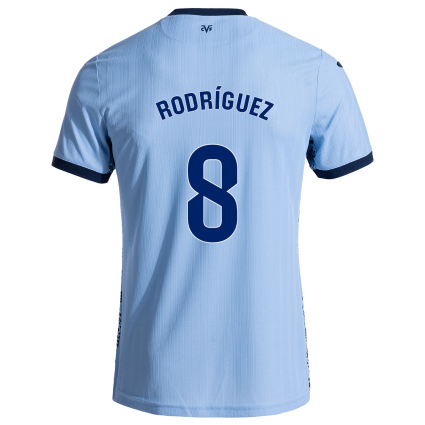 Kinder Unai Rodríguez #8 Himmelblau Auswärtstrikot Trikot 2024/25 T-Shirt Österreich