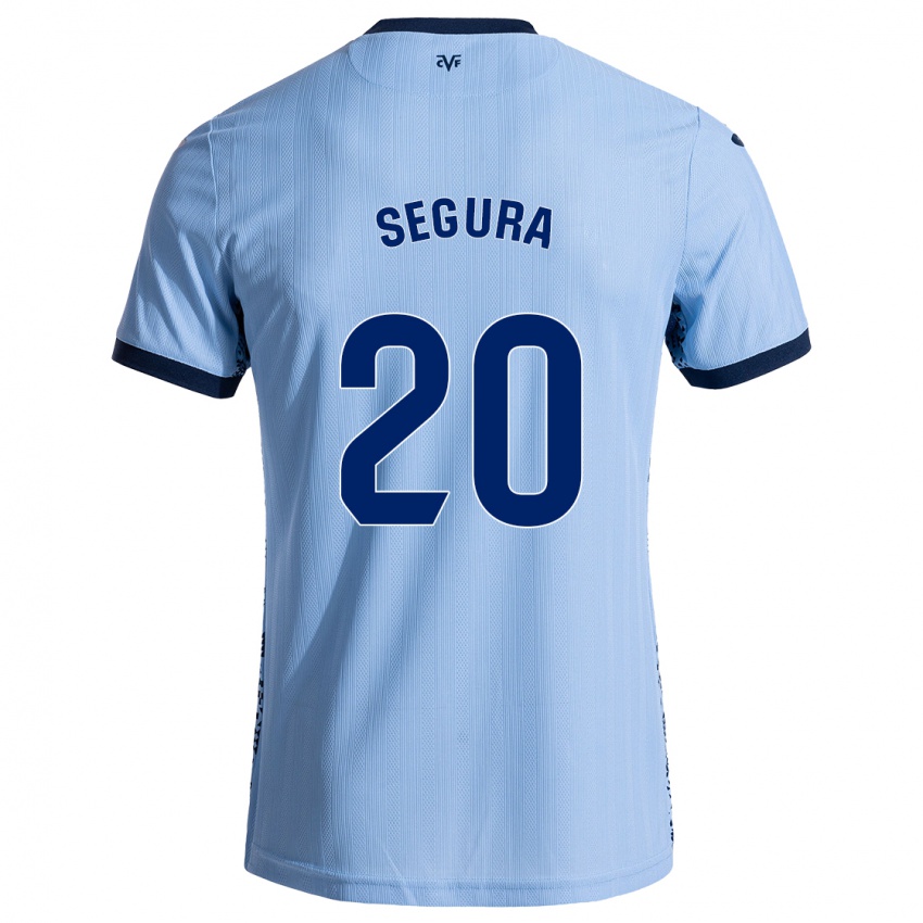 Kinder Carlos Segura #20 Himmelblau Auswärtstrikot Trikot 2024/25 T-Shirt Österreich