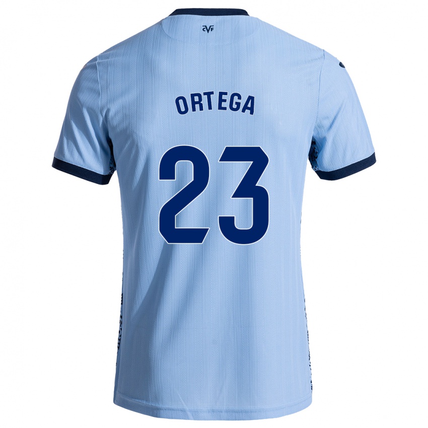 Kinder Jordi Ortega #23 Himmelblau Auswärtstrikot Trikot 2024/25 T-Shirt Österreich