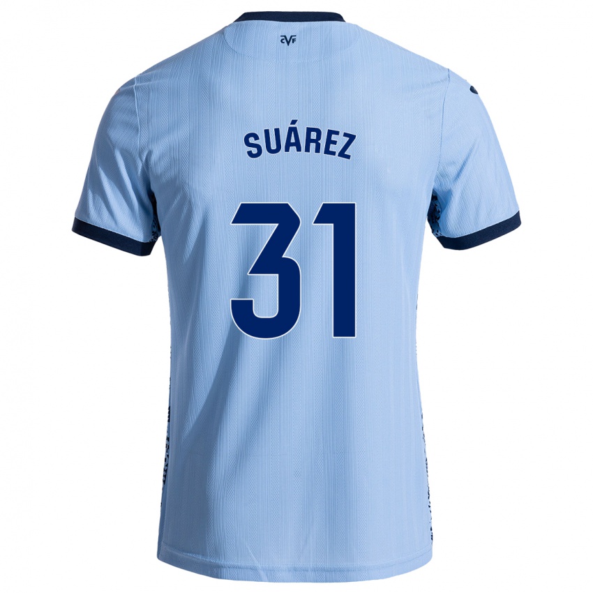 Kinder Adri Suárez #31 Himmelblau Auswärtstrikot Trikot 2024/25 T-Shirt Österreich