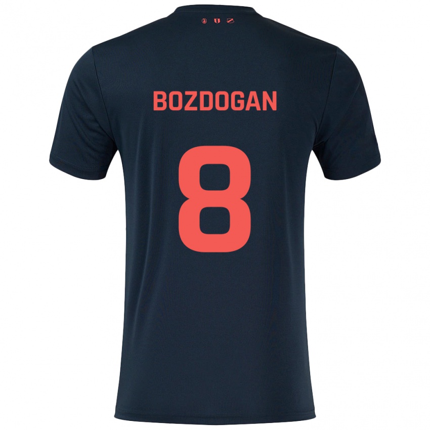 Kinder Can Bozdogan #8 Schwarz Rot Auswärtstrikot Trikot 2024/25 T-Shirt Österreich