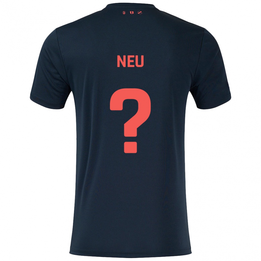 Kinder Luca Neu #0 Schwarz Rot Auswärtstrikot Trikot 2024/25 T-Shirt Österreich