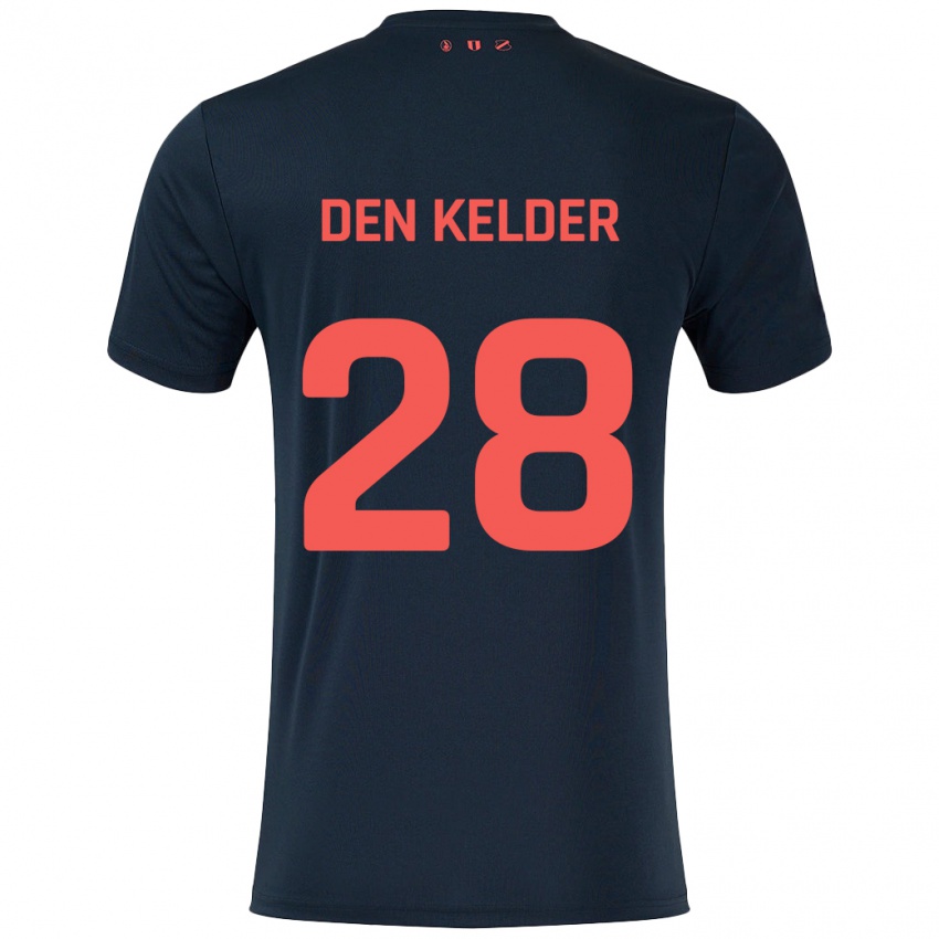 Kinder Gera Op Den Kelder #28 Schwarz Rot Auswärtstrikot Trikot 2024/25 T-Shirt Österreich