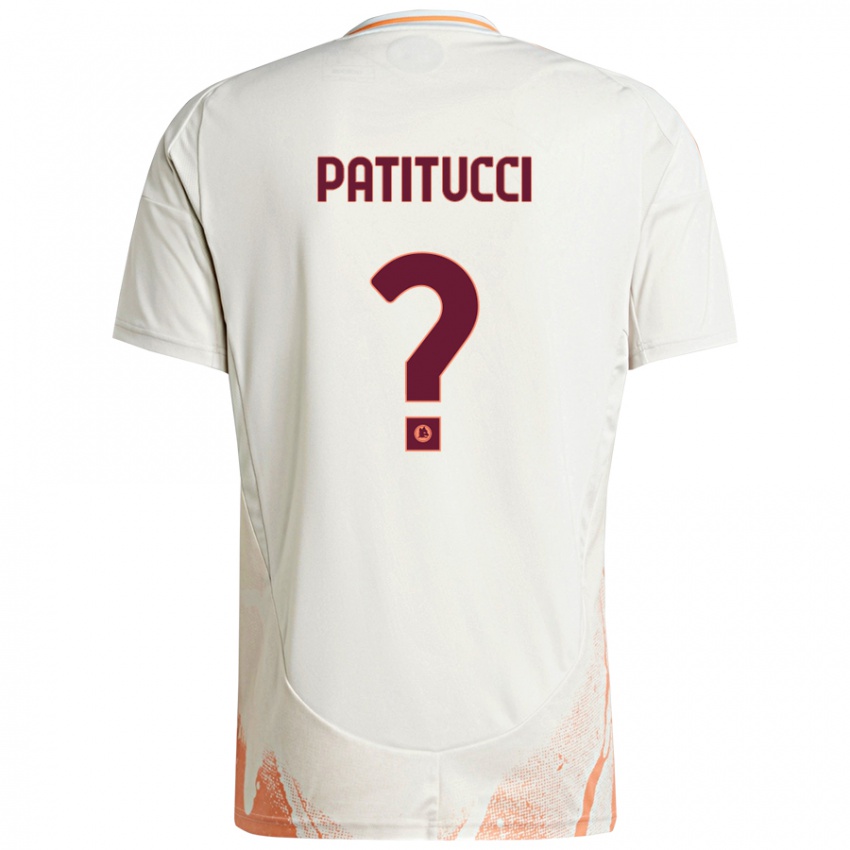 Kinder Christian Patitucci #0 Cremeweiß Orange Auswärtstrikot Trikot 2024/25 T-Shirt Österreich