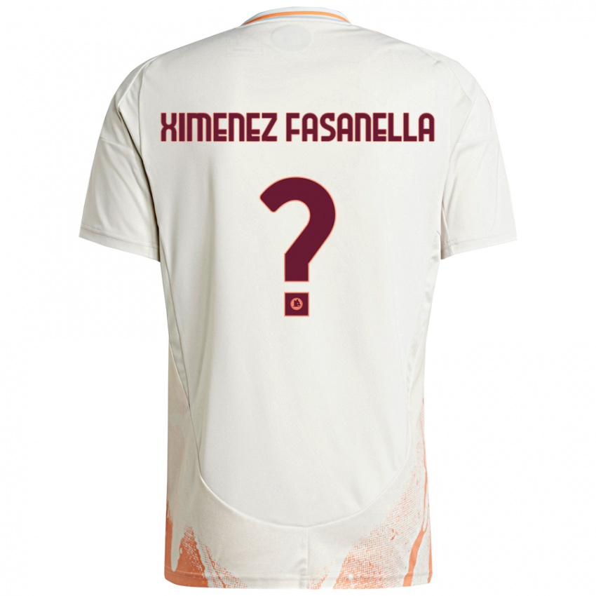 Kinder Rafael Ximenez Fasanella #0 Cremeweiß Orange Auswärtstrikot Trikot 2024/25 T-Shirt Österreich