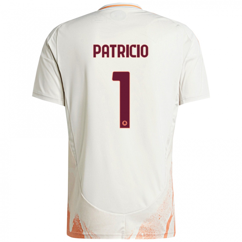 Kinder Rui Patricio #1 Cremeweiß Orange Auswärtstrikot Trikot 2024/25 T-Shirt Österreich