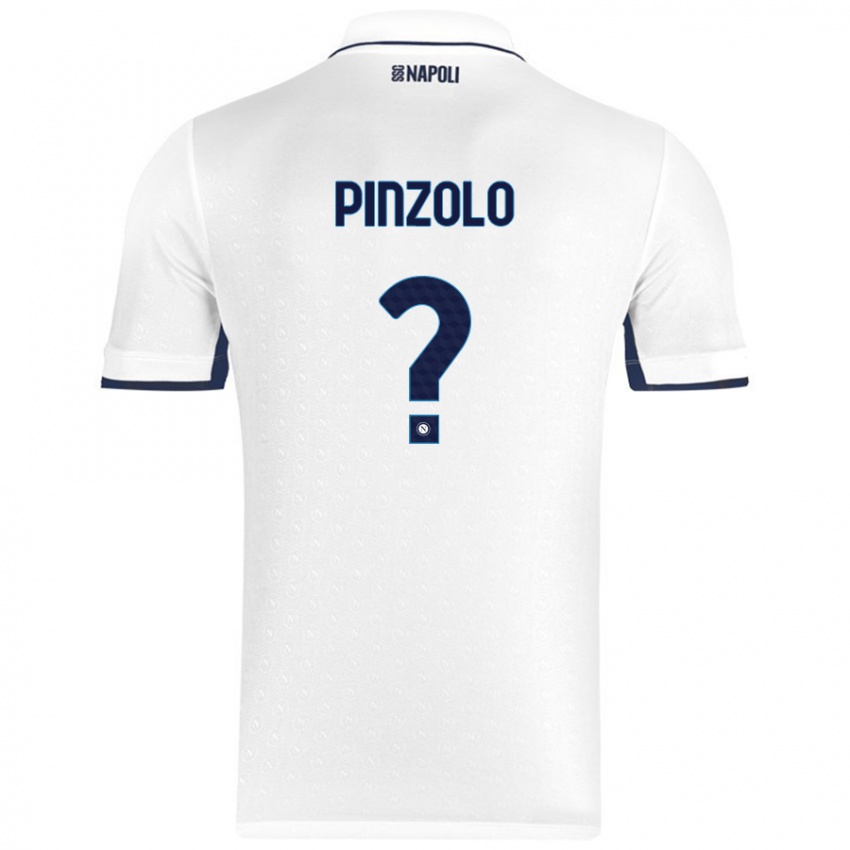 Kinder Giandiego Pinzolo #0 Weiß Königsblau Auswärtstrikot Trikot 2024/25 T-Shirt Österreich