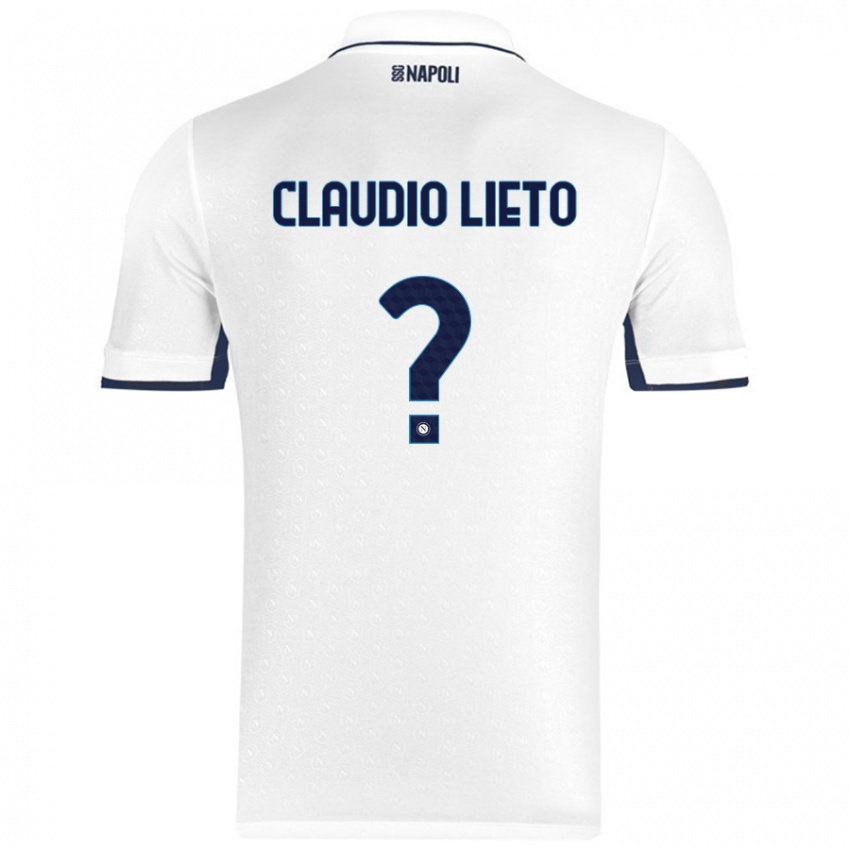 Kinder Claudio Lieto #0 Weiß Königsblau Auswärtstrikot Trikot 2024/25 T-Shirt Österreich