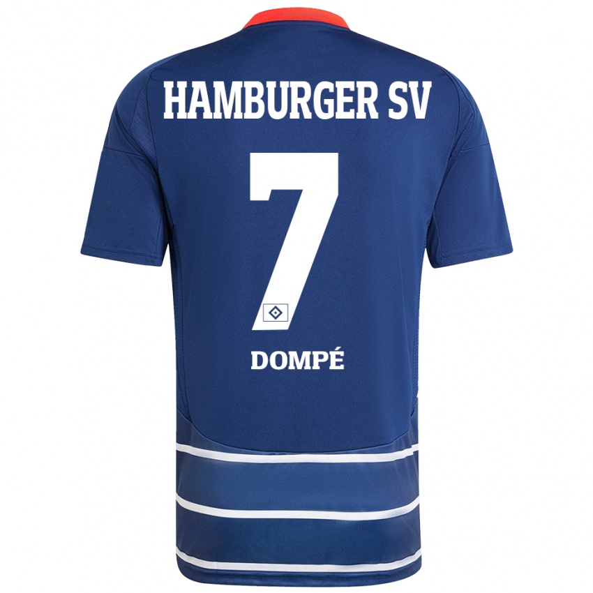 Kinder Jean-Luc Dompé #7 Dunkelblau Auswärtstrikot Trikot 2024/25 T-Shirt Österreich