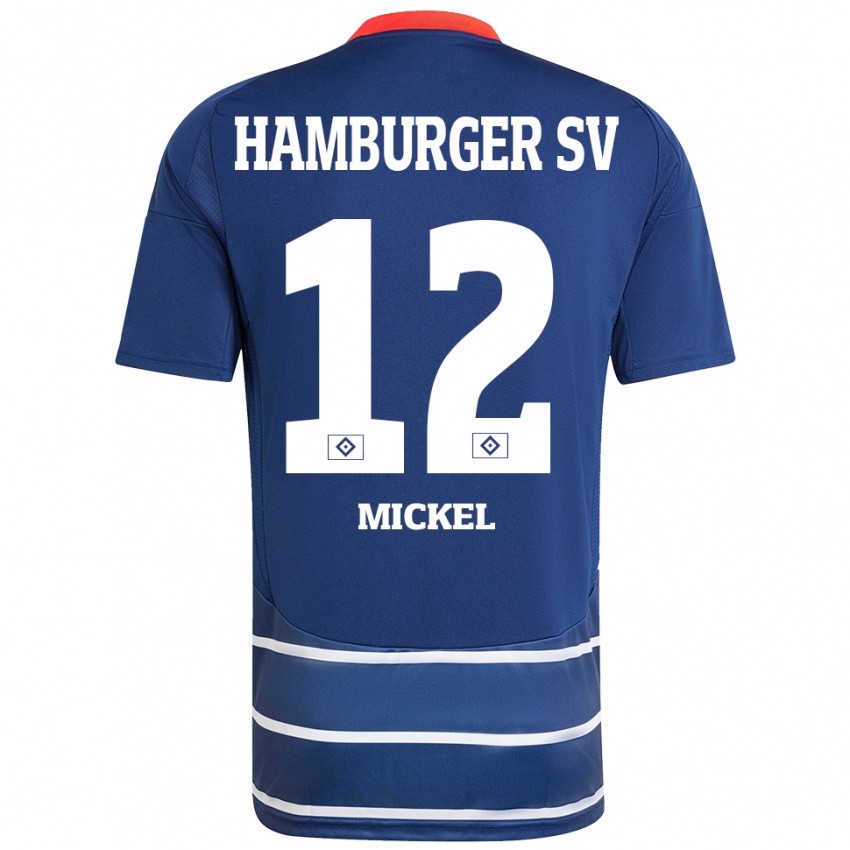 Kinder Tom Mickel #12 Dunkelblau Auswärtstrikot Trikot 2024/25 T-Shirt Österreich