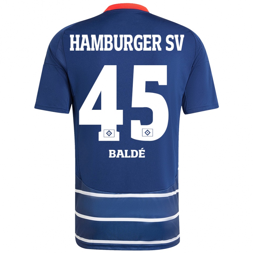 Kinder Fabio Baldé #45 Dunkelblau Auswärtstrikot Trikot 2024/25 T-Shirt Österreich