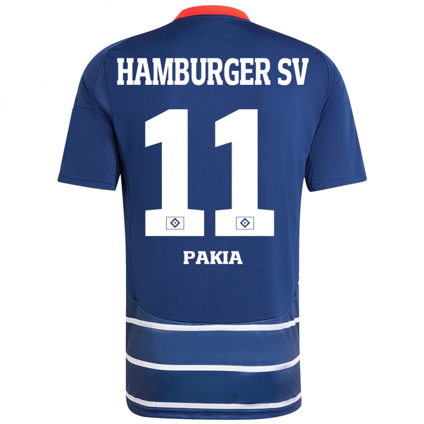 Kinder Ware Pakia #11 Dunkelblau Auswärtstrikot Trikot 2024/25 T-Shirt Österreich