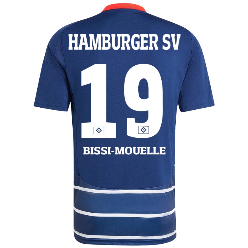 Kinder Jason Bissi-Mouelle #19 Dunkelblau Auswärtstrikot Trikot 2024/25 T-Shirt Österreich