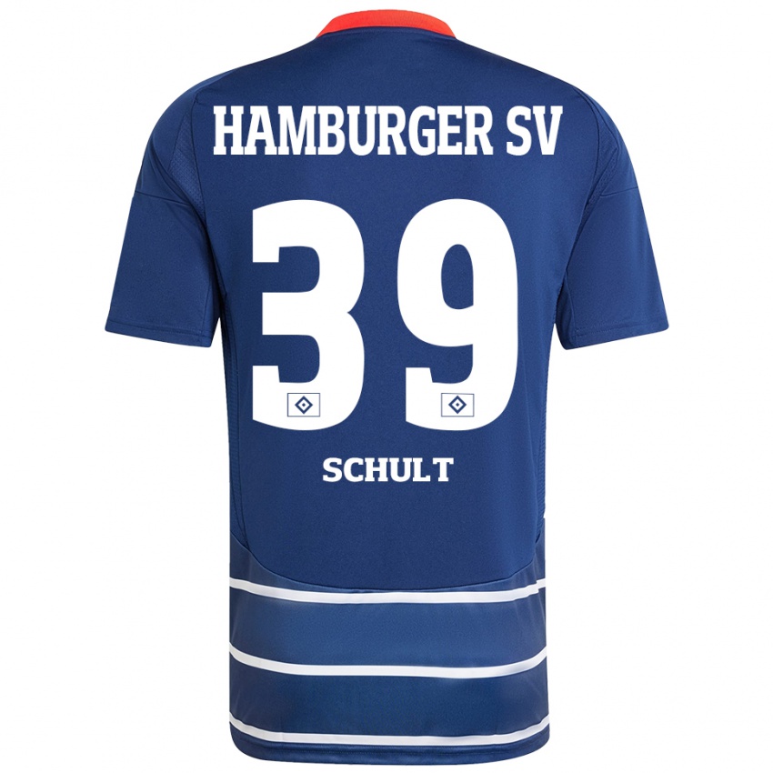 Kinder Almuth Schult #39 Dunkelblau Auswärtstrikot Trikot 2024/25 T-Shirt Österreich