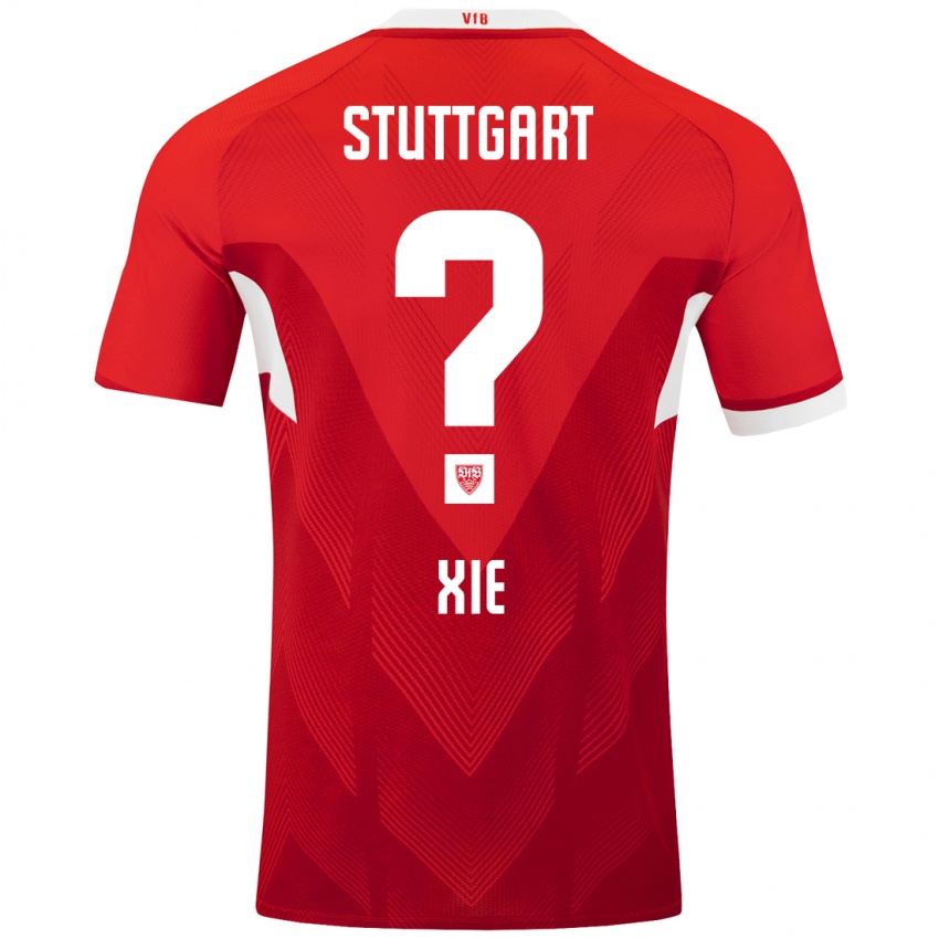 Kinder Alexander Xie #0 Rot Weiß Auswärtstrikot Trikot 2024/25 T-Shirt Österreich