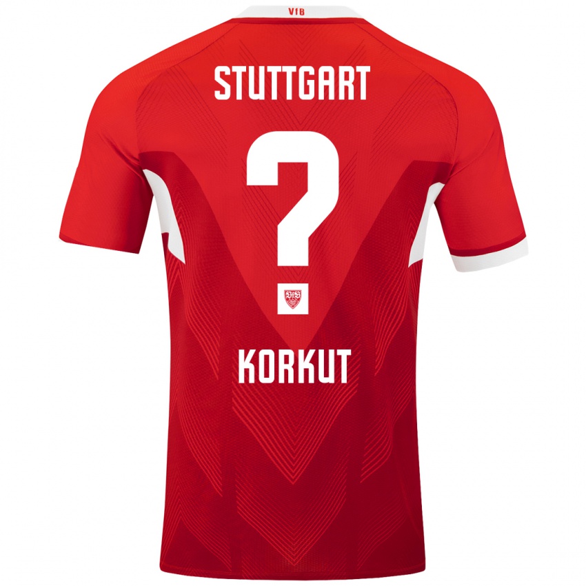 Kinder Efe Korkut #0 Rot Weiß Auswärtstrikot Trikot 2024/25 T-Shirt Österreich