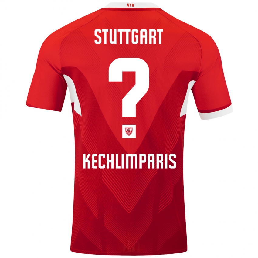 Kinder Ioannis Kechlimparis #0 Rot Weiß Auswärtstrikot Trikot 2024/25 T-Shirt Österreich