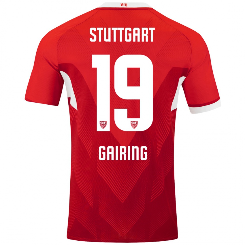 Kinder Sophie Gairing #19 Rot Weiß Auswärtstrikot Trikot 2024/25 T-Shirt Österreich