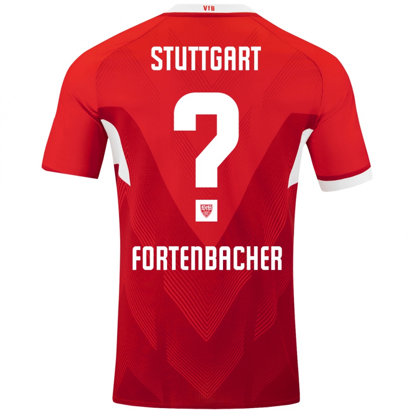 Kinder Jannik Fortenbacher #0 Rot Weiß Auswärtstrikot Trikot 2024/25 T-Shirt Österreich