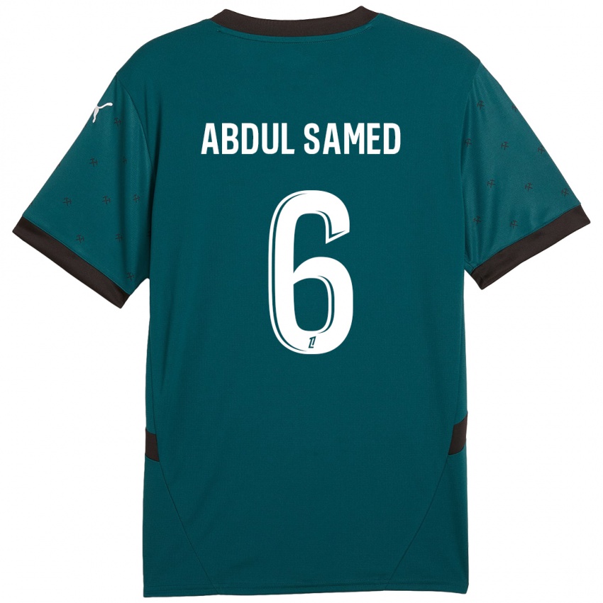 Kinder Salis Abdul Samed #6 Dunkelgrün Auswärtstrikot Trikot 2024/25 T-Shirt Österreich