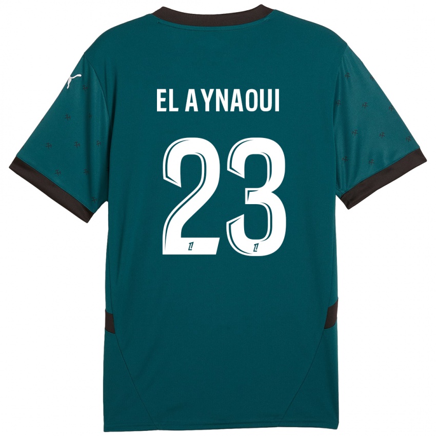 Kinder Neil El Aynaoui #23 Dunkelgrün Auswärtstrikot Trikot 2024/25 T-Shirt Österreich