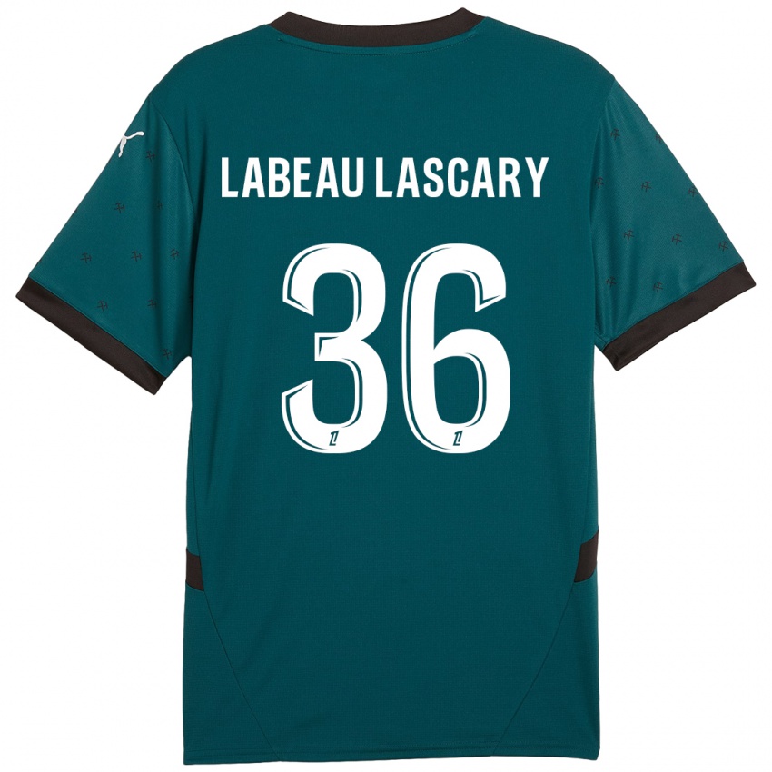 Kinder Rémy Labeau Lascary #36 Dunkelgrün Auswärtstrikot Trikot 2024/25 T-Shirt Österreich