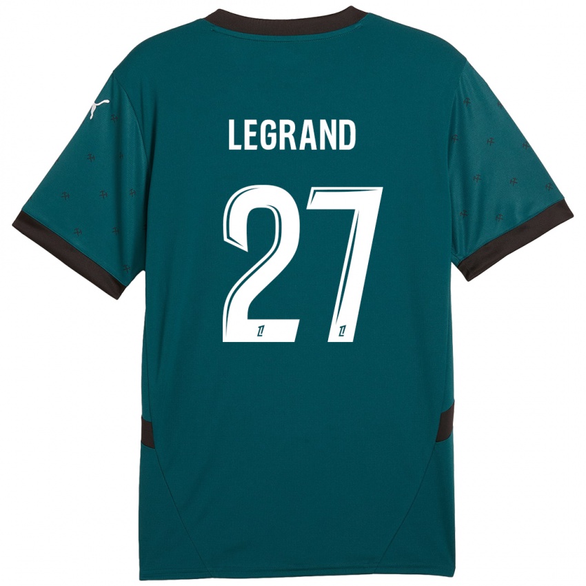 Kinder Bérénice Legrand #27 Dunkelgrün Auswärtstrikot Trikot 2024/25 T-Shirt Österreich