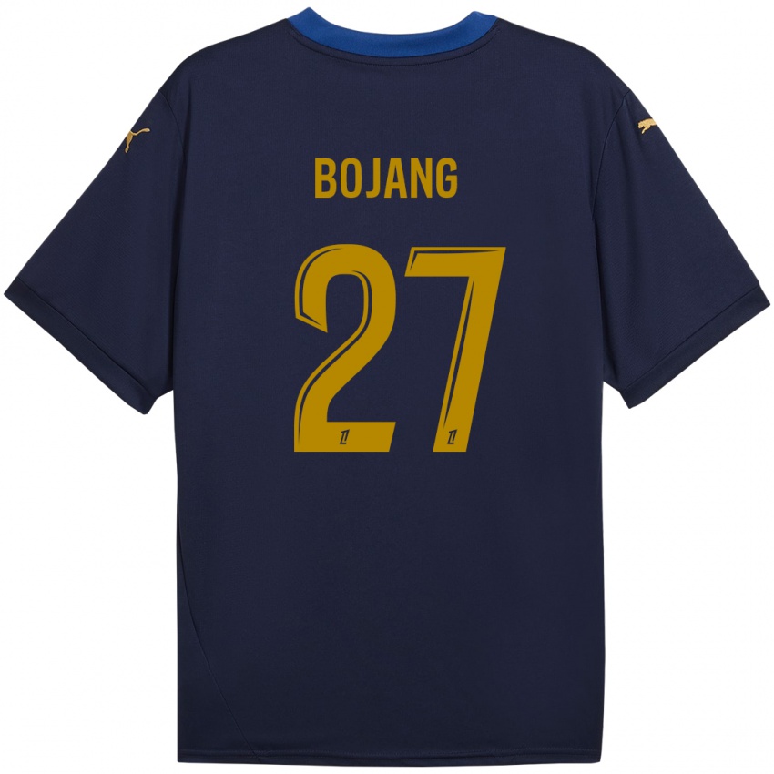 Kinder Adama Bojang #27 Marineblau Gold Auswärtstrikot Trikot 2024/25 T-Shirt Österreich