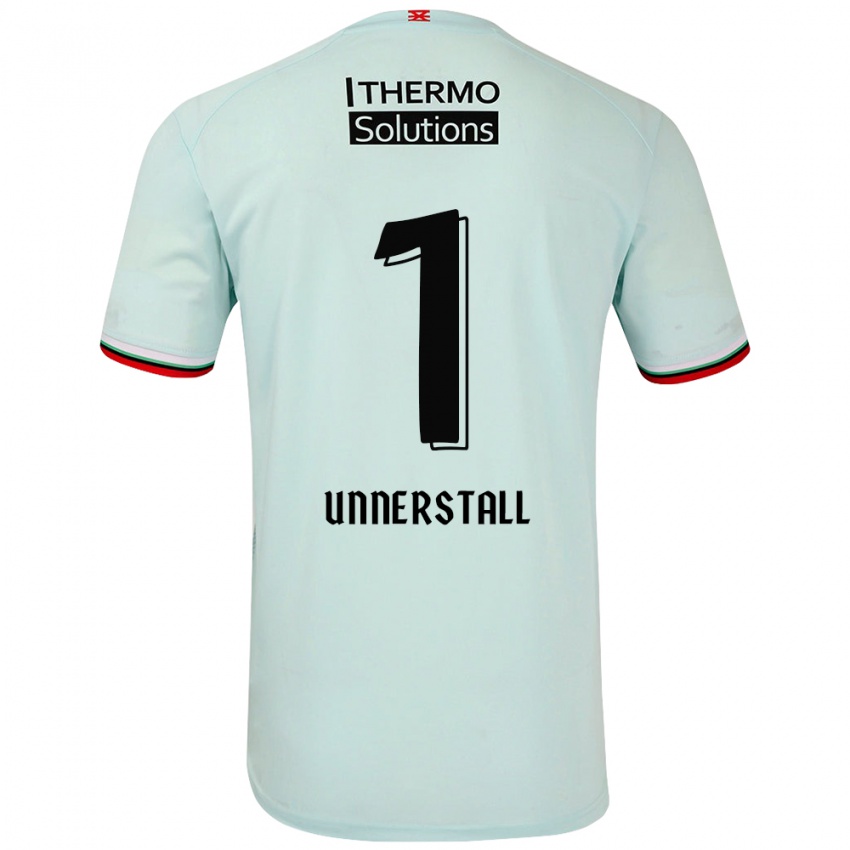 Kinder Lars Unnerstall #1 Hellgrün Auswärtstrikot Trikot 2024/25 T-Shirt Österreich