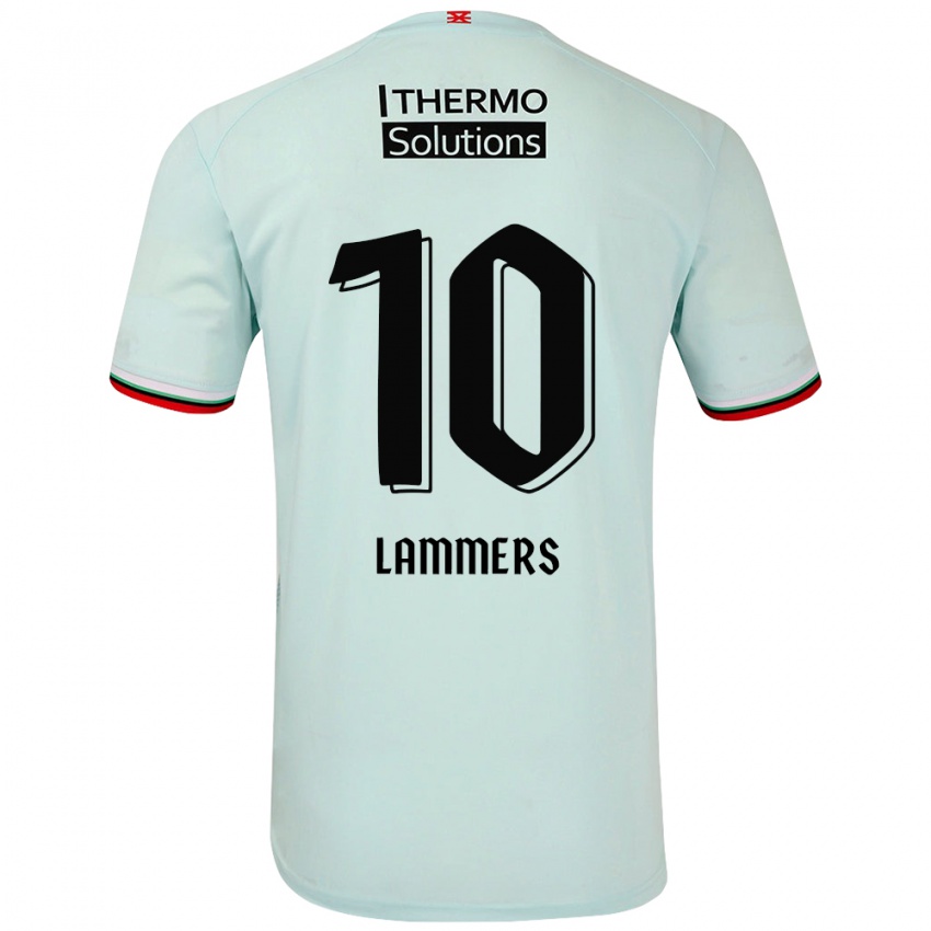 Kinder Sam Lammers #10 Hellgrün Auswärtstrikot Trikot 2024/25 T-Shirt Österreich