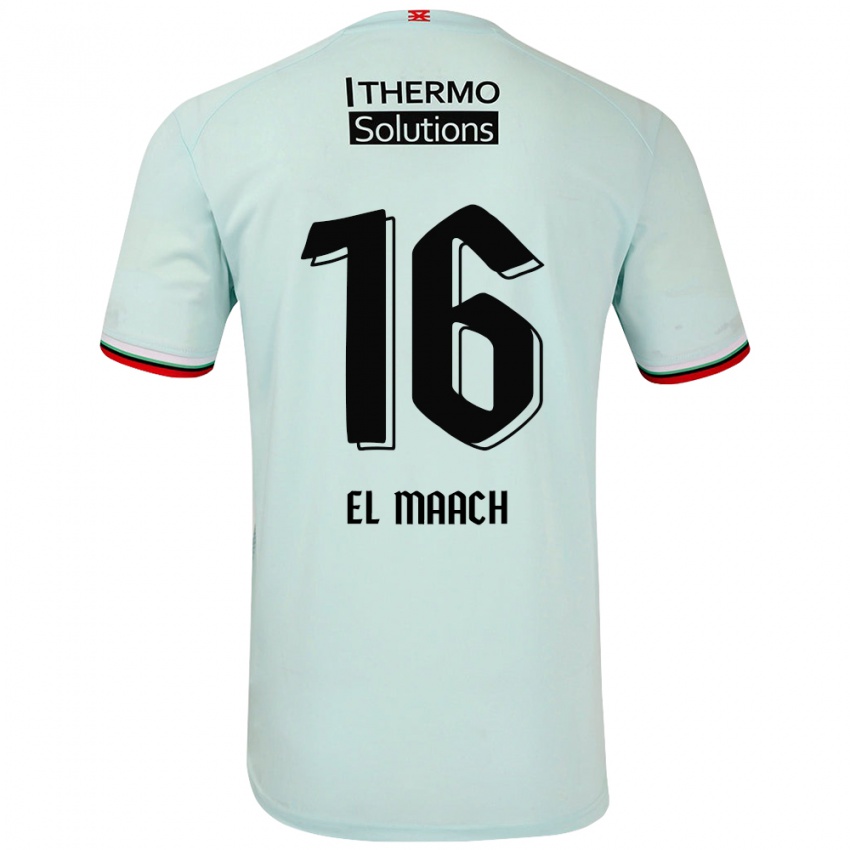 Kinder Issam El Maach #16 Hellgrün Auswärtstrikot Trikot 2024/25 T-Shirt Österreich